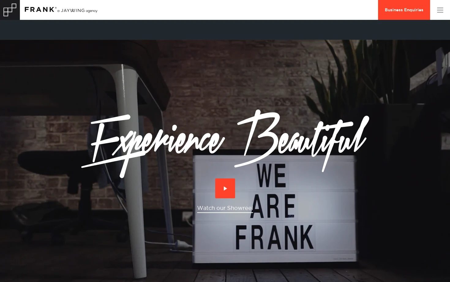 Frank Digital 页面快照